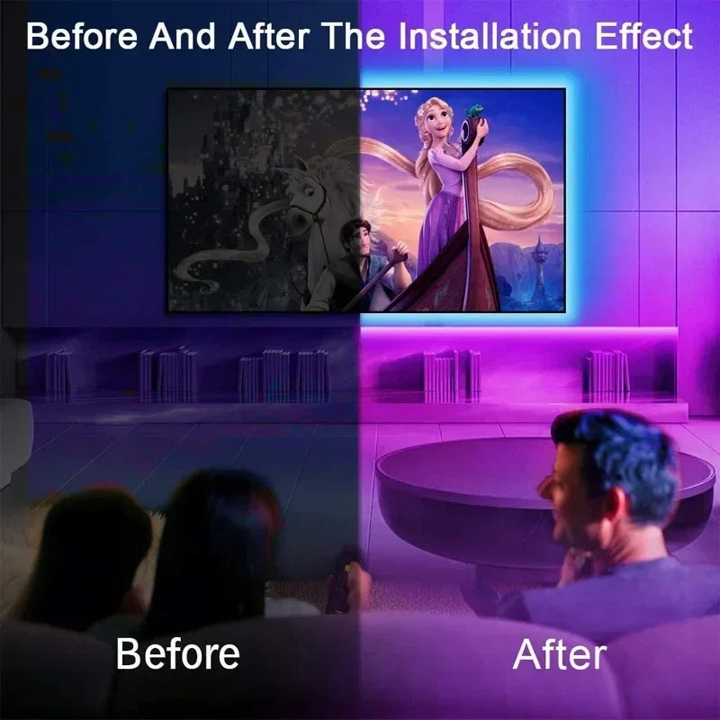 USB LED Strip Lights APP Control Colo