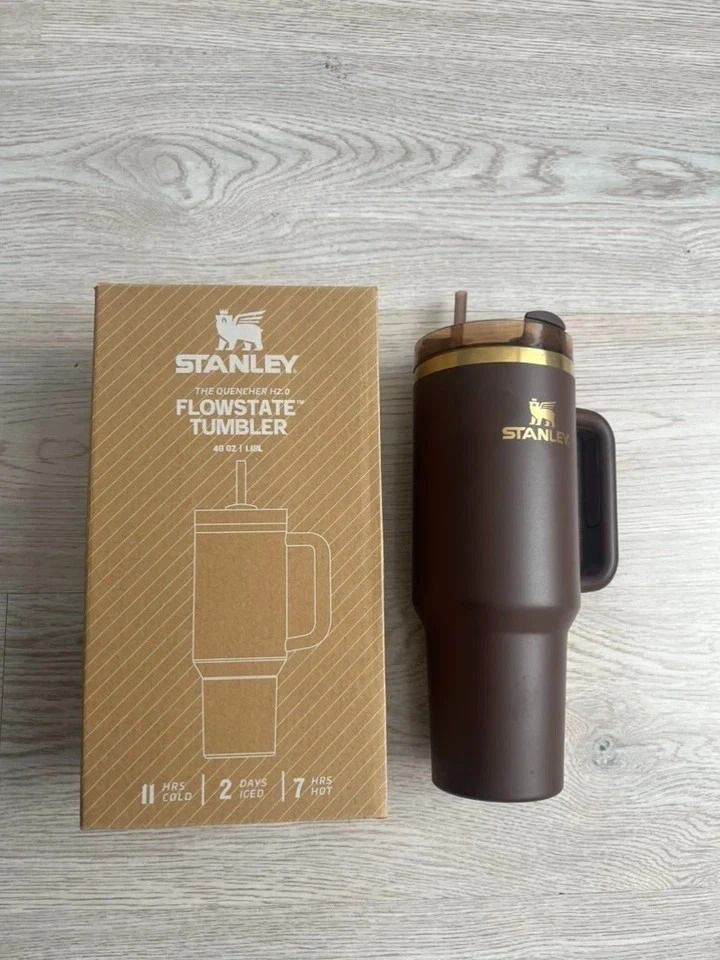 Stanley Chocolate Gold 40oz Quencher Tumbler | Limited Edition | Factory Sealed