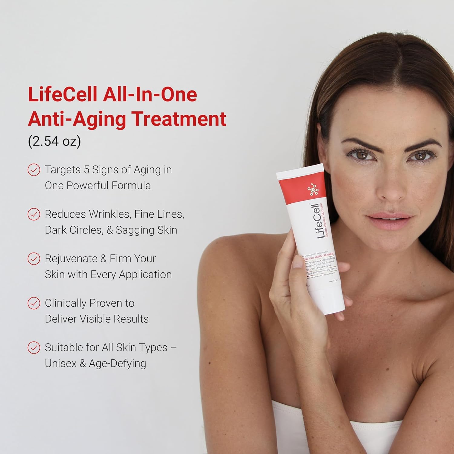 LifeCell Anti-Aging Cream 2-Pack – Retinol, Vitamin C & Hyaluronic Acid