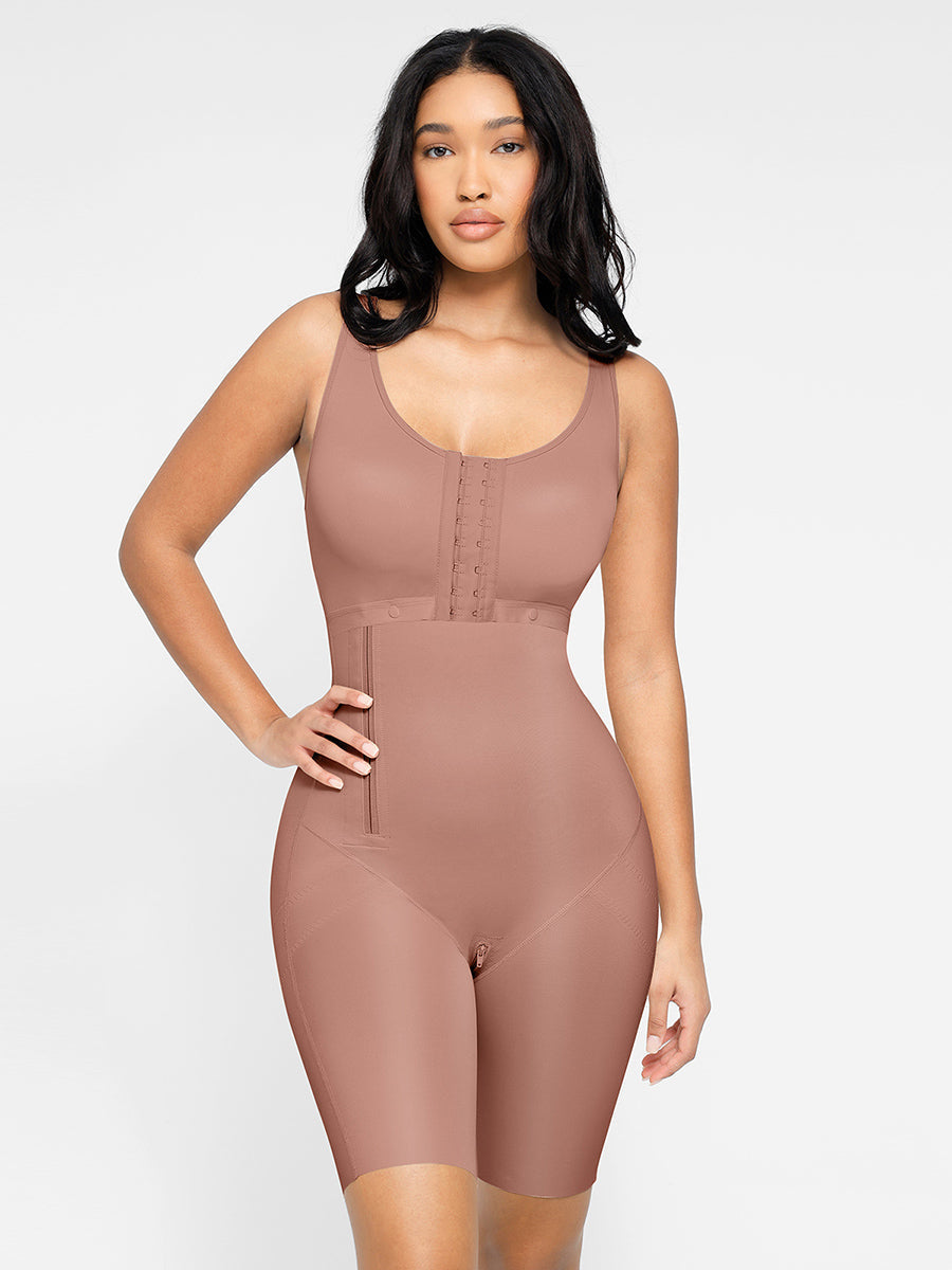 Nuvira® – Sculpting Bodysuit with Front Zipper and Targeted Support
