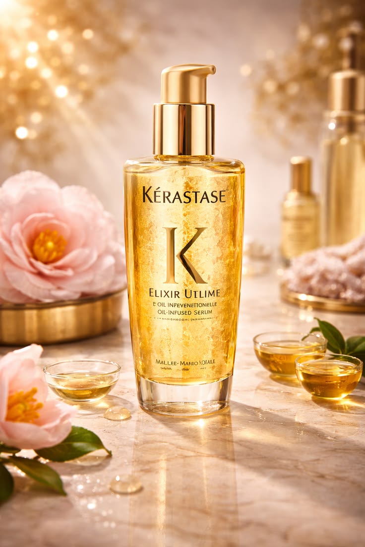 Kérastase Elixir Ultime L'Huile Rose Hair Oil 100ml / 3.4oz | New with Box