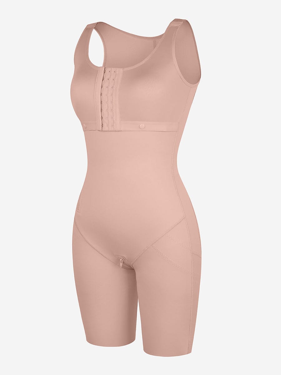 Nuvira® – Sculpting Bodysuit with Front Zipper and Targeted Support
