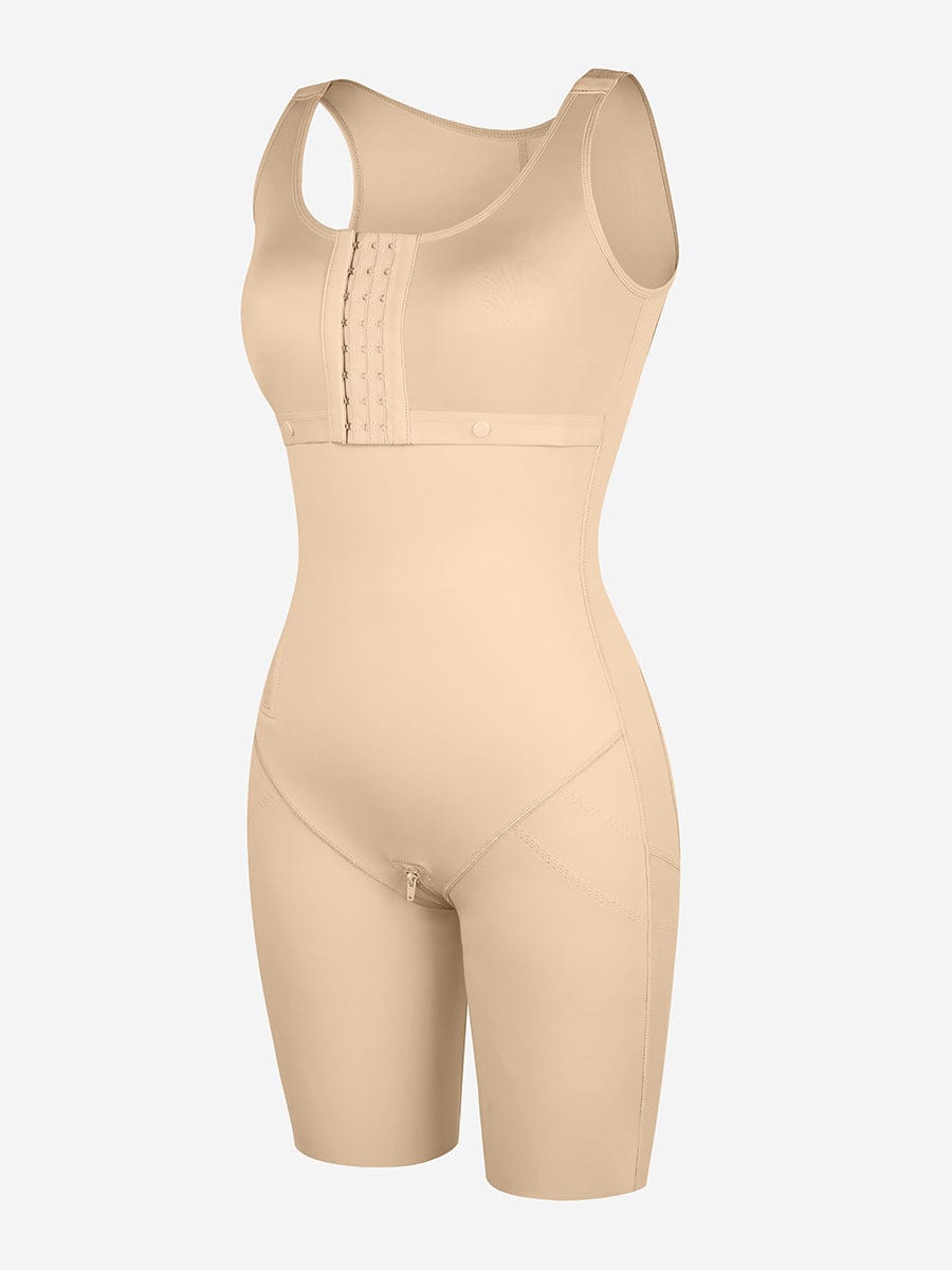 Nuvira® – Sculpting Bodysuit with Front Zipper and Targeted Support
